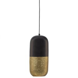 Woood Woood | Tirsa hanglamp zwart brass 46cm