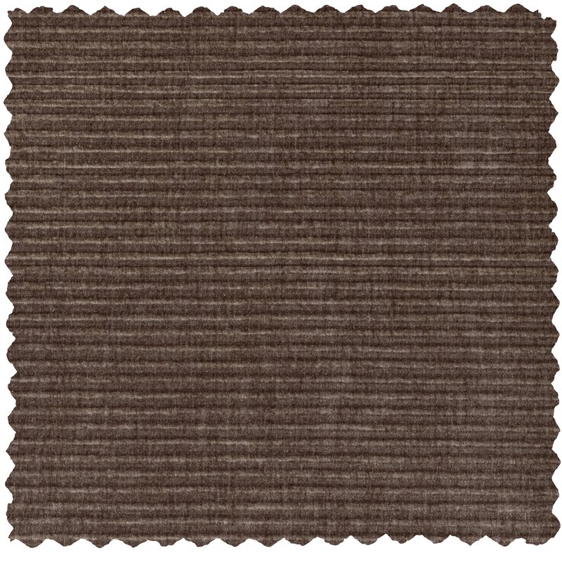 Be Pure Home BePureHome | Statement hoekbank links platte brede rib taupe