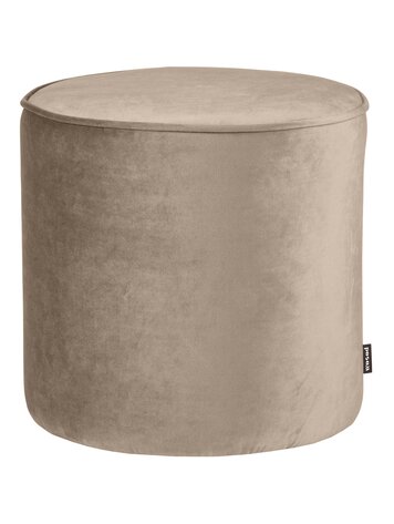 WOOOD. Woood | Sara poef hoog khaki 46xØ46cm