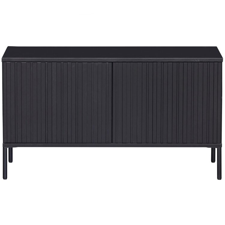 WOOOD. Woood | New Gravure tv meubel 100 cm zwart