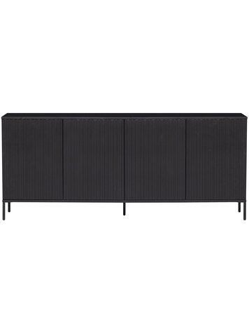 WOOOD. Woood | New Gravure dressoir 200 cm zwart