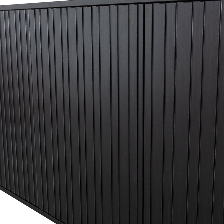 WOOOD. Woood | New Gravure dressoir 200 cm zwart