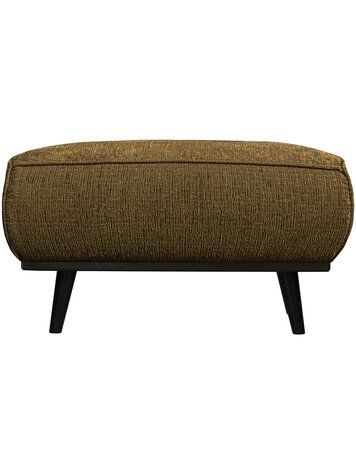WOOOD BePureHome | Hocker Statement structure velvet brass