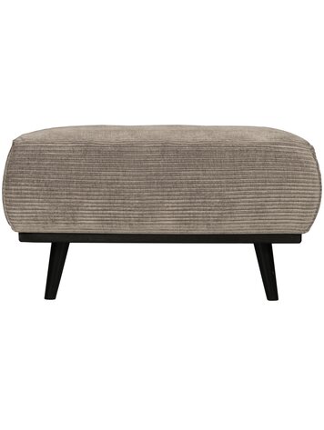 WOOOD BePureHome | Hocker Statement platte brede rib clay