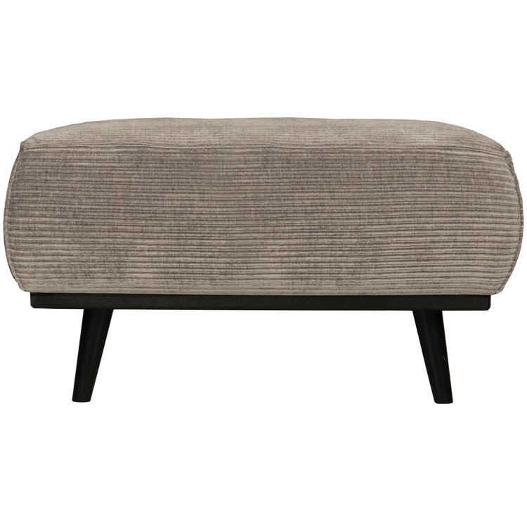 WOOOD BePureHome | Hocker Statement platte brede rib clay