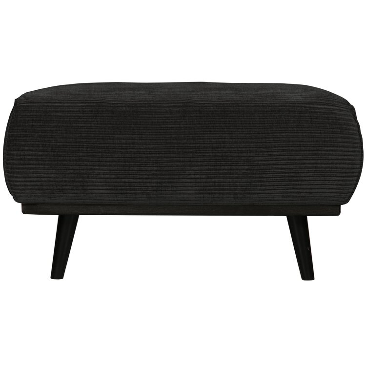 WOOOD BePureHome | Hocker Statement platte brede rib graphite