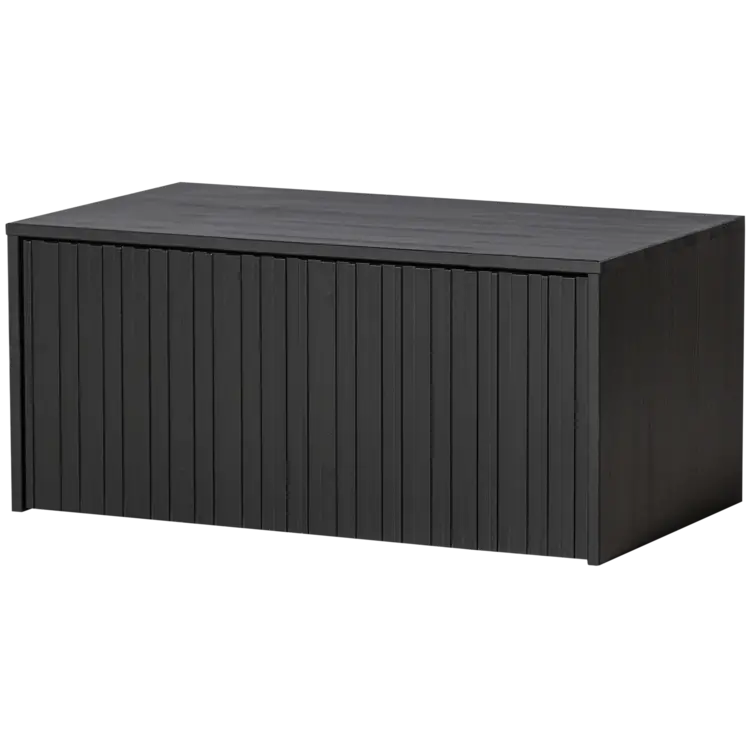 WOOOD. Woood | New Gravure kistbank zwart