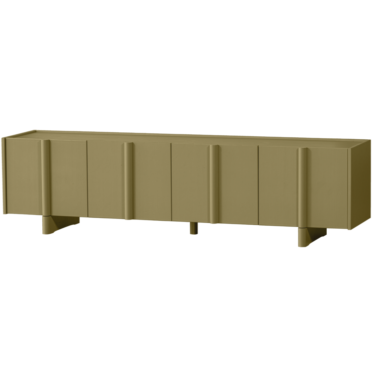 WOOOD. Woood | TV meubel Basu grenen moss