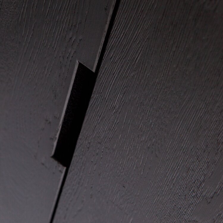 WOOOD. Woood | Hoge kast Silas zwart