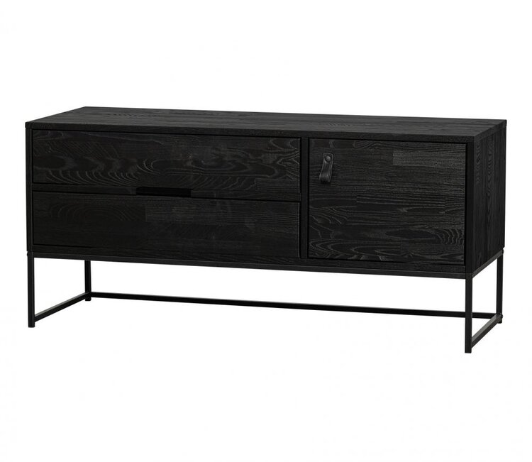 WOOOD. Woood | TV meubel Silas zwart 120cm