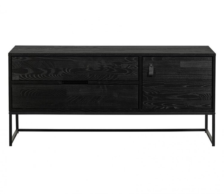 WOOOD. Woood | TV meubel Silas zwart 120cm