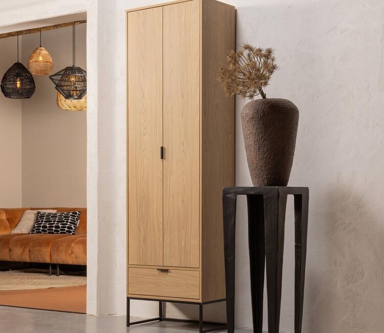 WOOOD. Woood | Hoge kast silas eiken decor