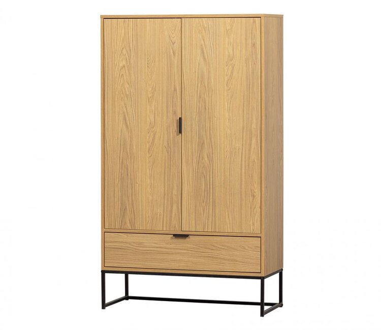 WOOOD. Woood | 2-deurs kast Silas eiken decor