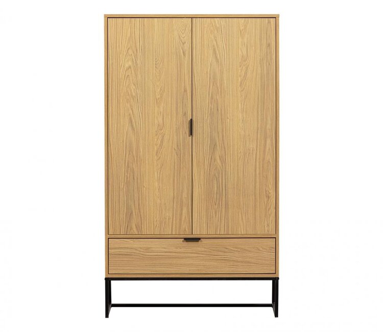 WOOOD. Woood | 2-deurs kast Silas eiken decor