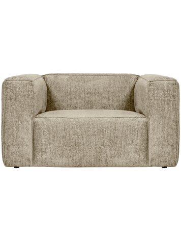 WOOOD. Woood | Fauteuil structure velvet buttermilk