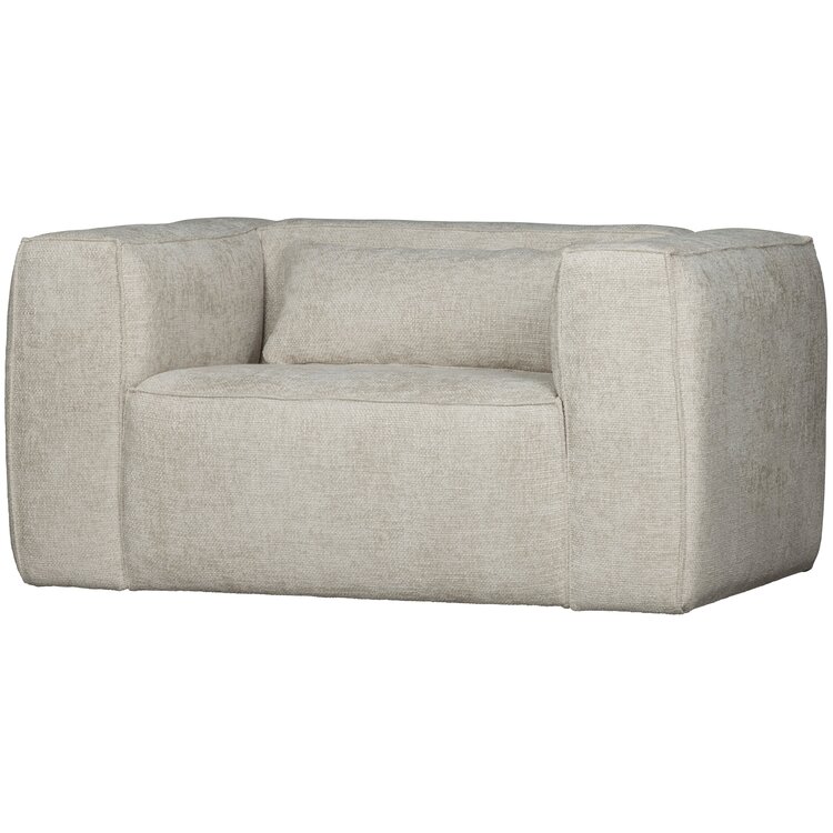 WOOOD. Woood | Bean fauteuil grove melange stof naturel