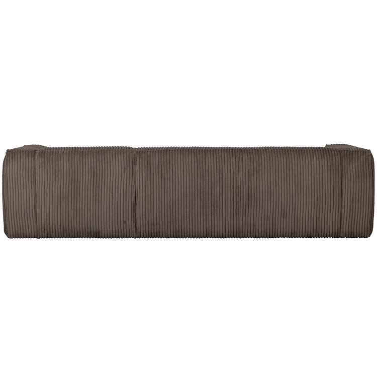 WOOOD. Woood | Bean hoekbank rechts grove ribstof mud