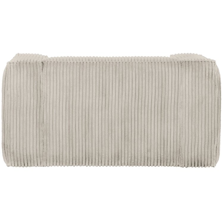 WOOOD. Woood | Bean fauteuil grove ribstof naturel