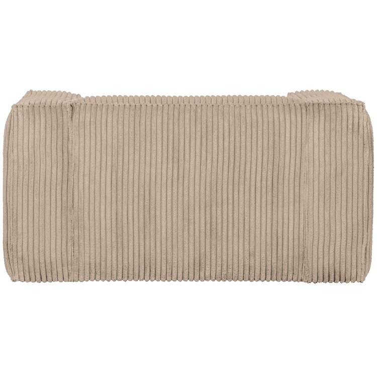 WOOOD. Woood | Bean fauteuil grove ribstof travertin