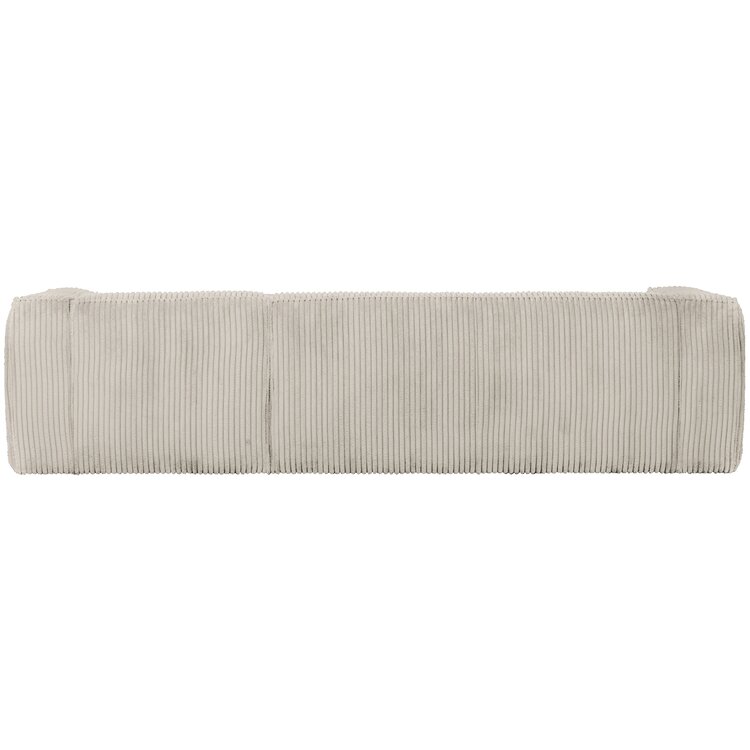 WOOOD. Woood | Bean hoekbank rechts grove ribstof naturel