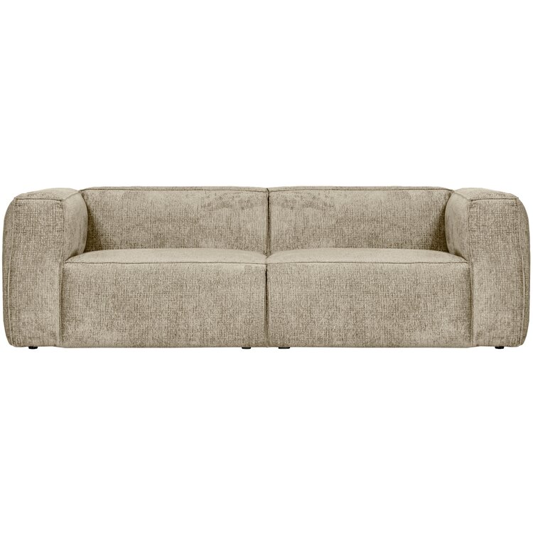 WOOOD. Woood | Bean 3,5-zits bank structure velvet buttermilk