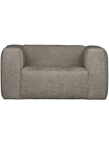 WOOOD. Woood | Bean fauteuil grove melange stof travertin