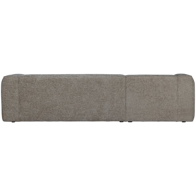 WOOOD. Woood | Bean hoekbank links grove melange stof travertin