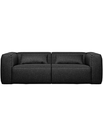 WOOOD. Woood | Bean 3.5-zits bank incl. kussens donkergrijs gemeleerd