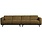 Be Pure Home BePureHome | 4-zits bank Statement structure velvet brass 280cm