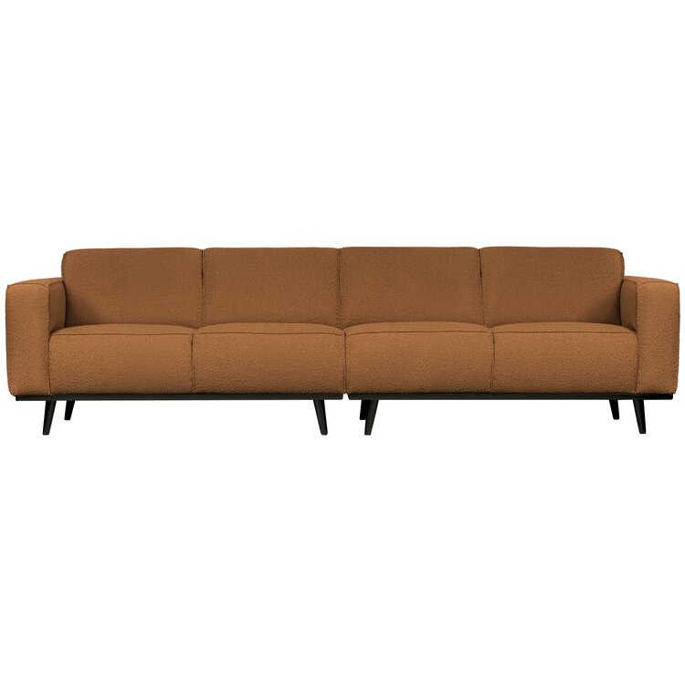 WOOOD BePureHome | 4-zits bank Statement bouclé butter 280cm