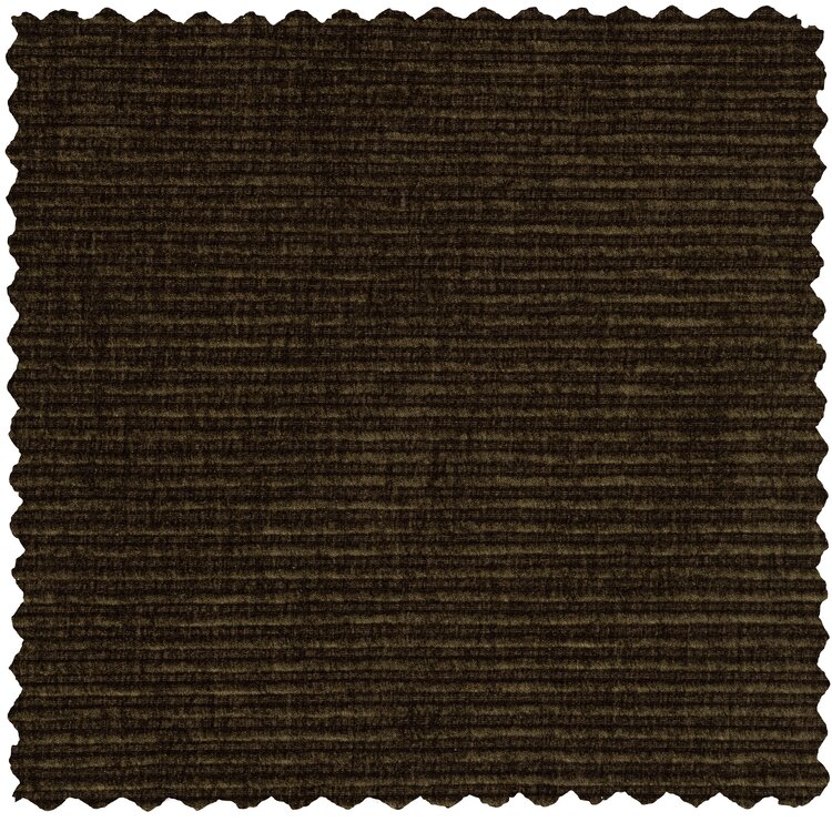 WOOOD BePureHome | 4-zits bank Statement platte brede rib warm groen 280cm