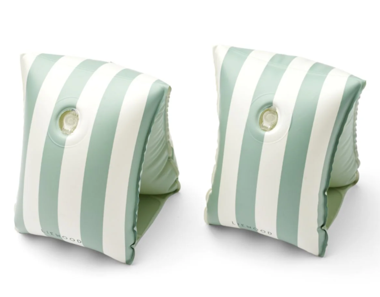 Liewood Liewood | Zwembandjes stripe peppermint creme 0-15kg