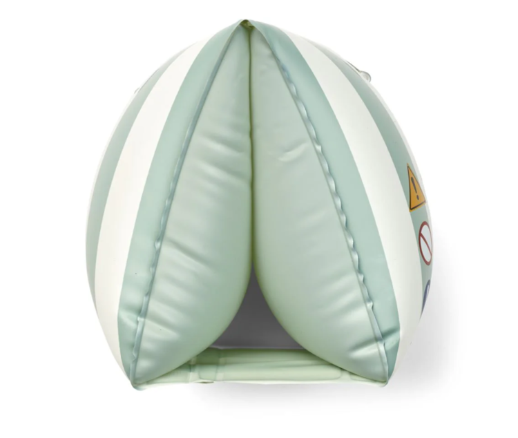 Liewood Liewood | Zwembandjes stripe peppermint creme 0-15kg