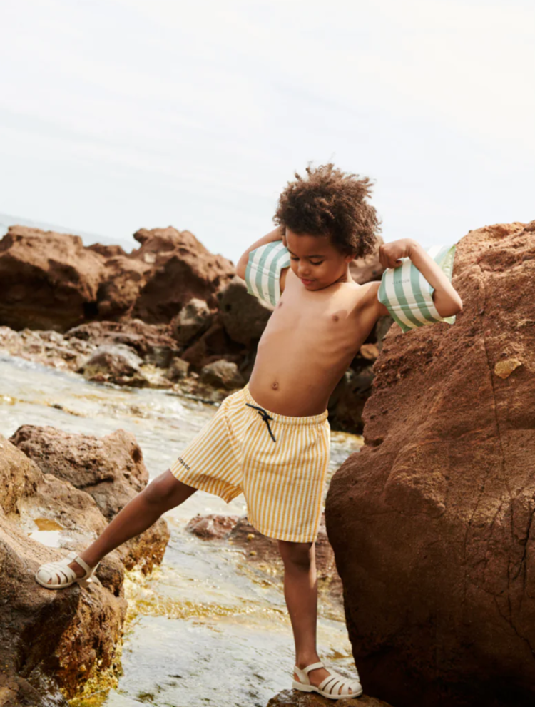 Liewood Liewood | Zwembandjes stripe peppermint creme 0-15kg