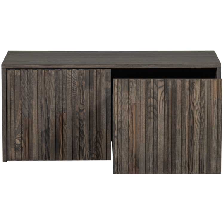 WOOOD. Woood | New Gravure kistbank espresso