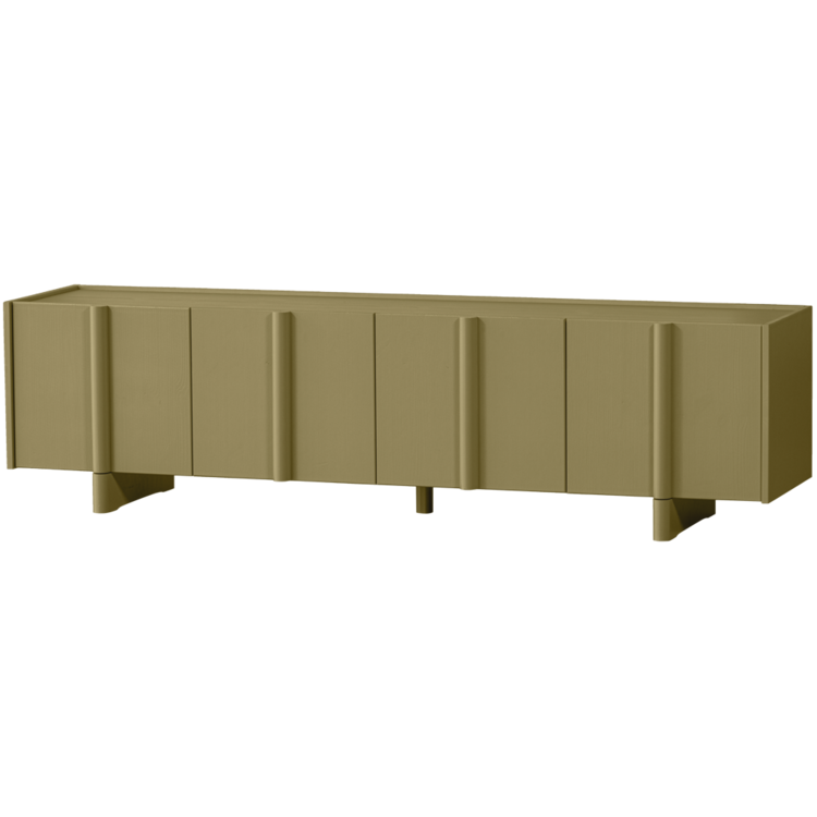 WOOOD. Woood | TV meubel Basu grenen moss