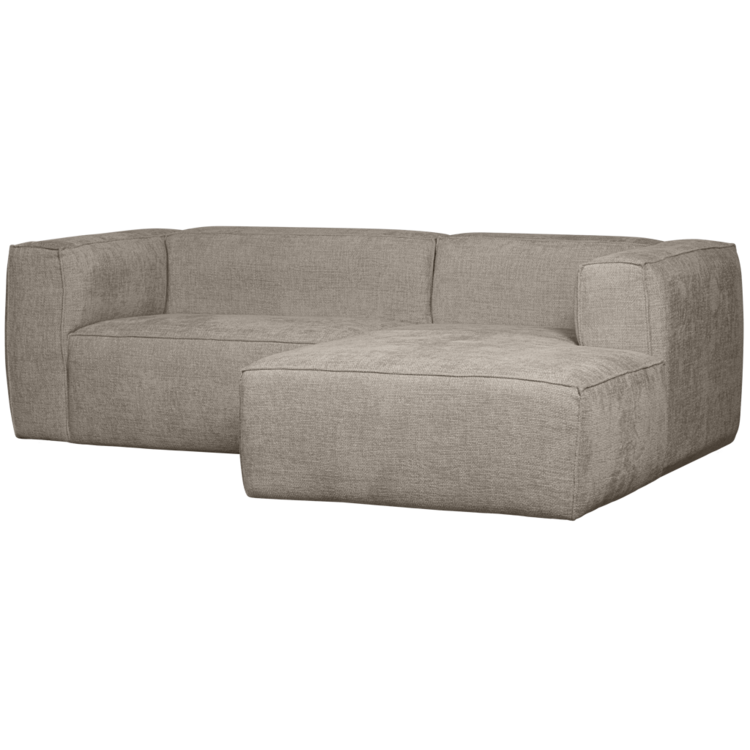WOOOD. Woood | Bean chaise longue rechts grove melange travertin