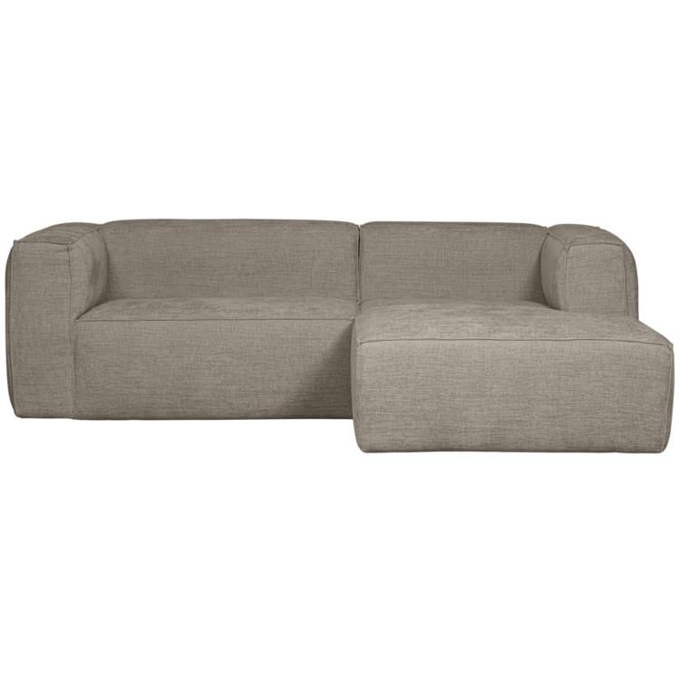 WOOOD. Woood | Bean chaise longue rechts grove melange travertin