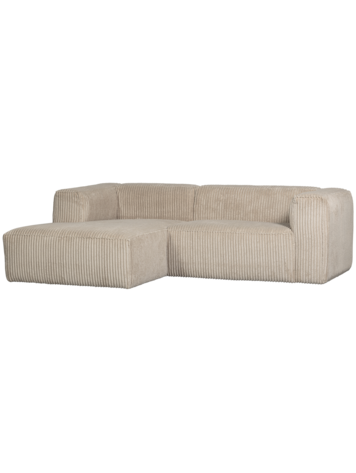 WOOOD. Woood | Bean Chaise Longue links grove ribstof travertin