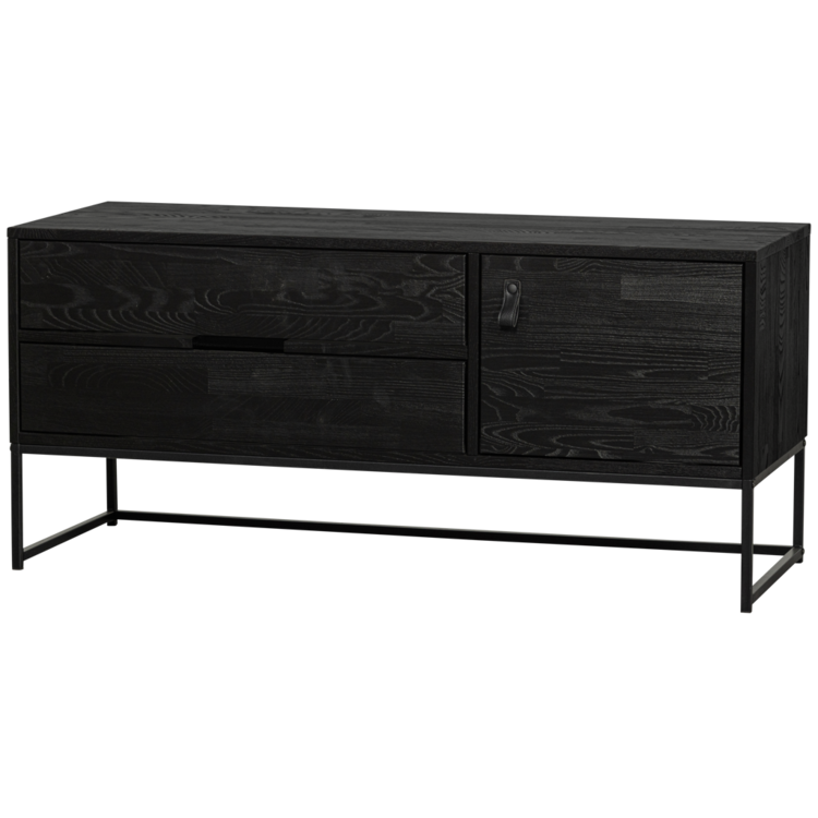 WOOOD. Woood | TV meubel Silas zwart 120cm