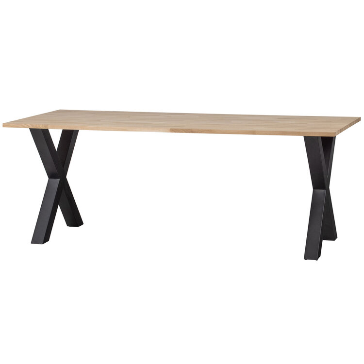 WOOOD. Woood | Tablo tafel eiken 220cm met Alkmaar poot