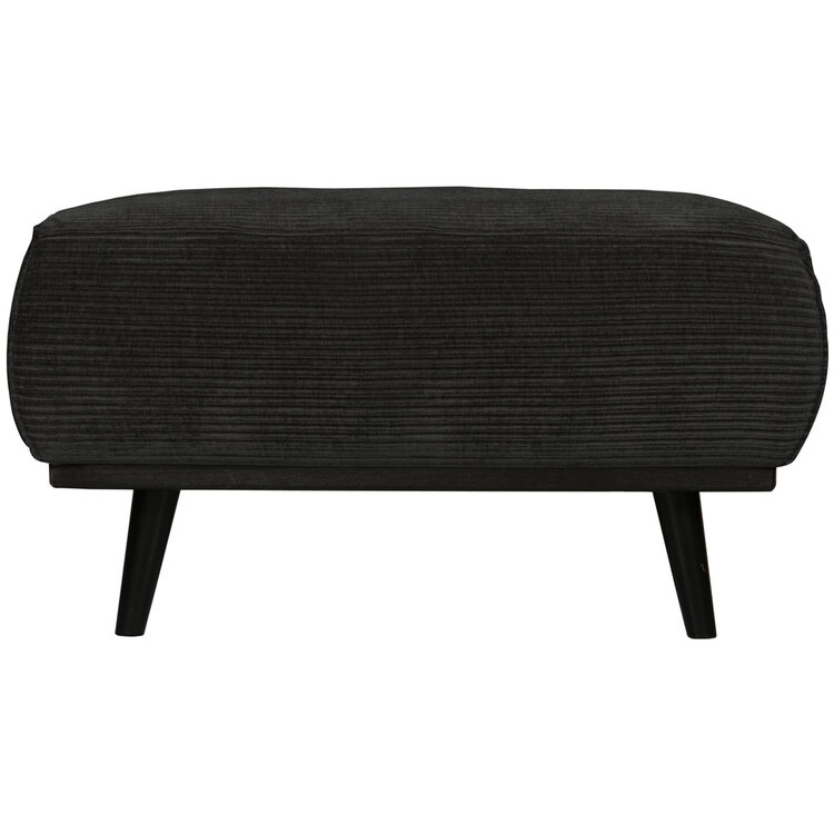 WOOOD BePureHome | Hocker Statement platte brede rib graphite