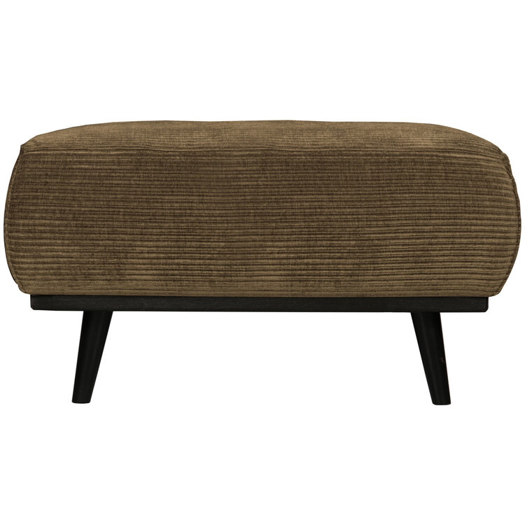 WOOOD BePureHome | Hocker Statement platte brede rib rock