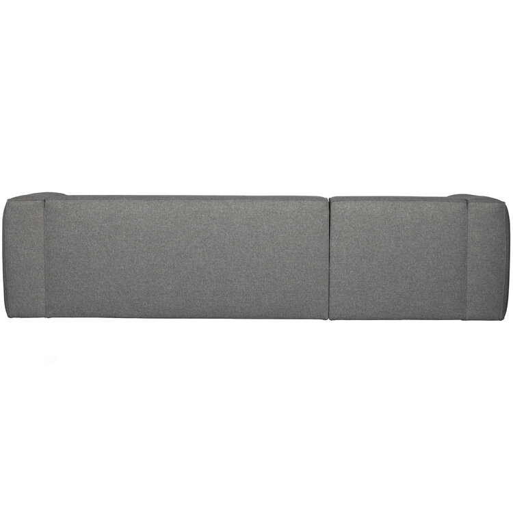 WOOOD. Woood | Bean hoekbank links incl. kussens middengrijs gemeleerd