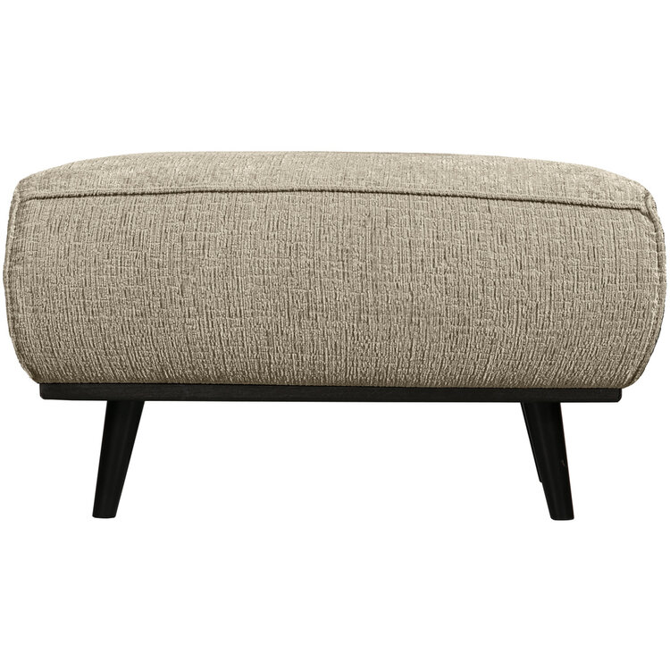 WOOOD BePureHome | Hocker Statement structure velvet wheatfield
