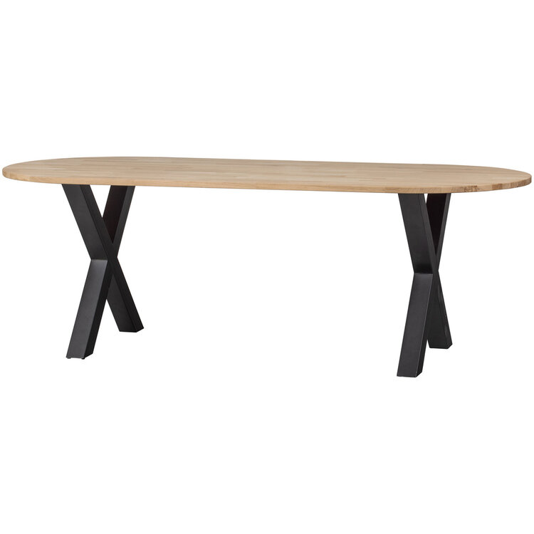 WOOOD. Woood | Tablo tafel eiken ovaal 220 cm met Alkmaar poot
