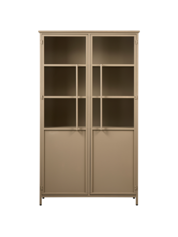 WOOOD BePureHome | Vitrinekast Exhibit metaal khaki
