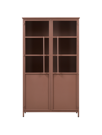 WOOOD BePureHome | Vitrinekast Exhibit metaal tan