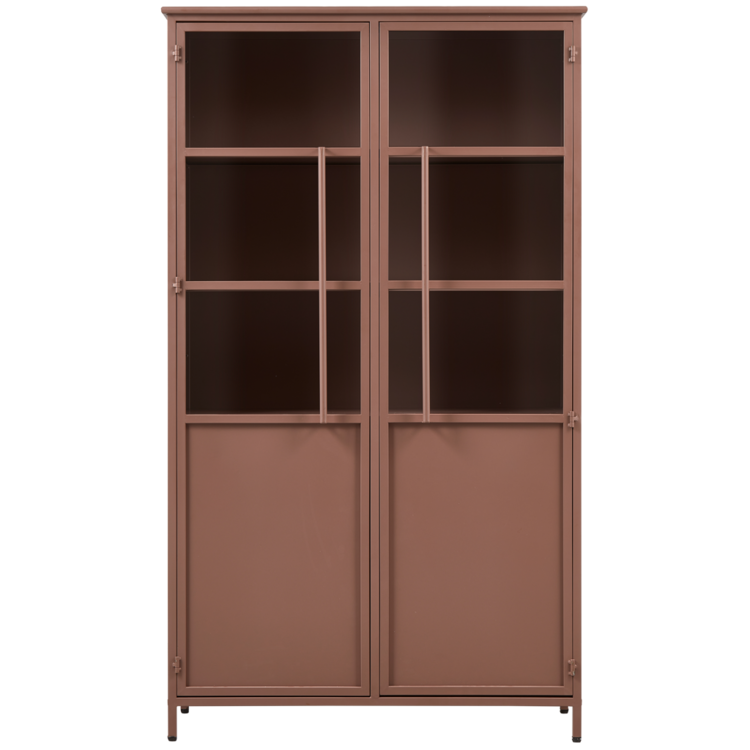 WOOOD BePureHome | Vitrinekast Exhibit metaal tan