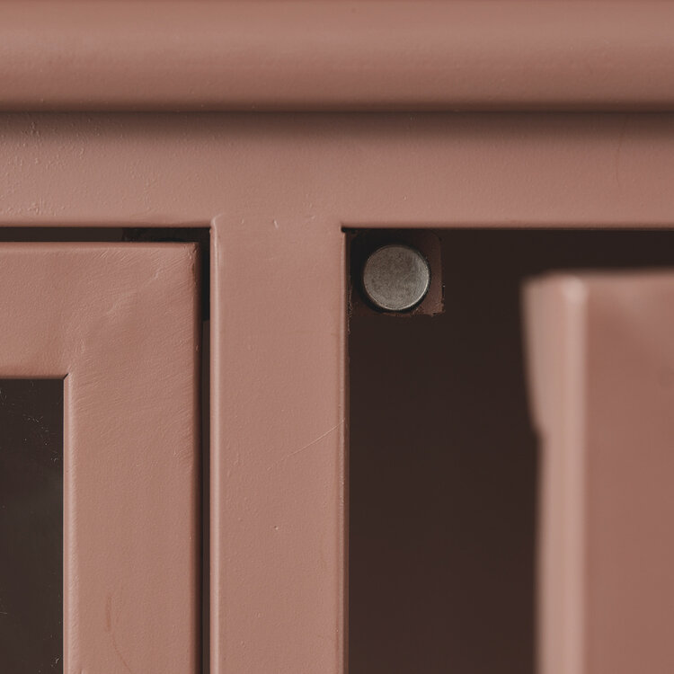 WOOOD BePureHome | Vitrinekast Exhibit metaal tan